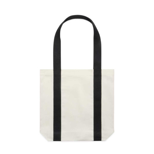 Harold Two Tone Tote Bags Cream Black